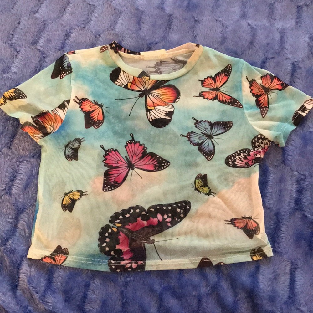 Butterfly Mesh top